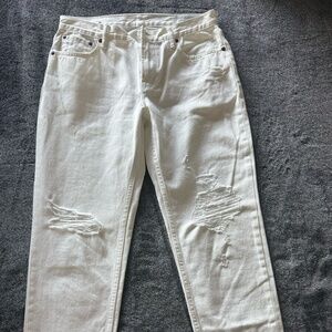 All Saint White Jeans Size 27